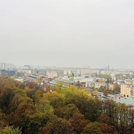 Apartament Z Panoramicznym Widokiem W Centrum Warszawa Eksteriør bilde